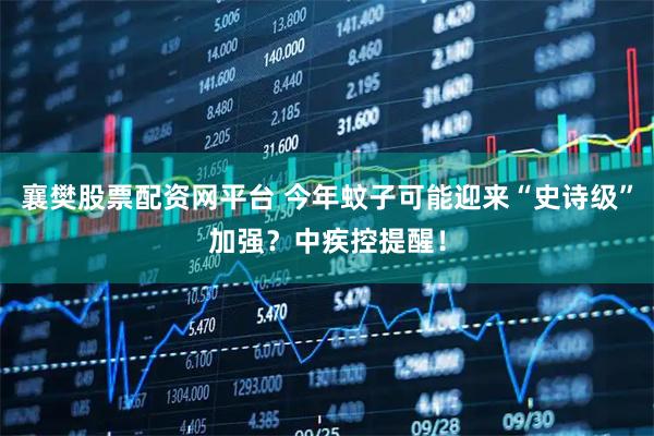 襄樊股票配资网平台 今年蚊子可能迎来“史诗级”加强？中疾控提醒！